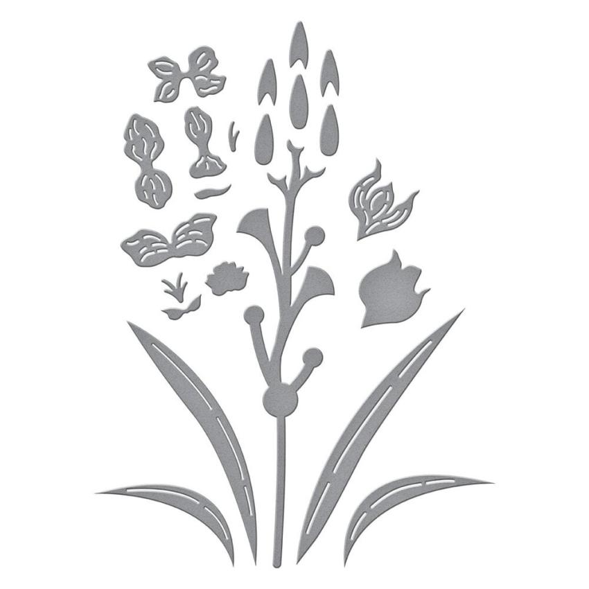 Spellbinders - Stanzschablone "Layered Gladiolus" Dies