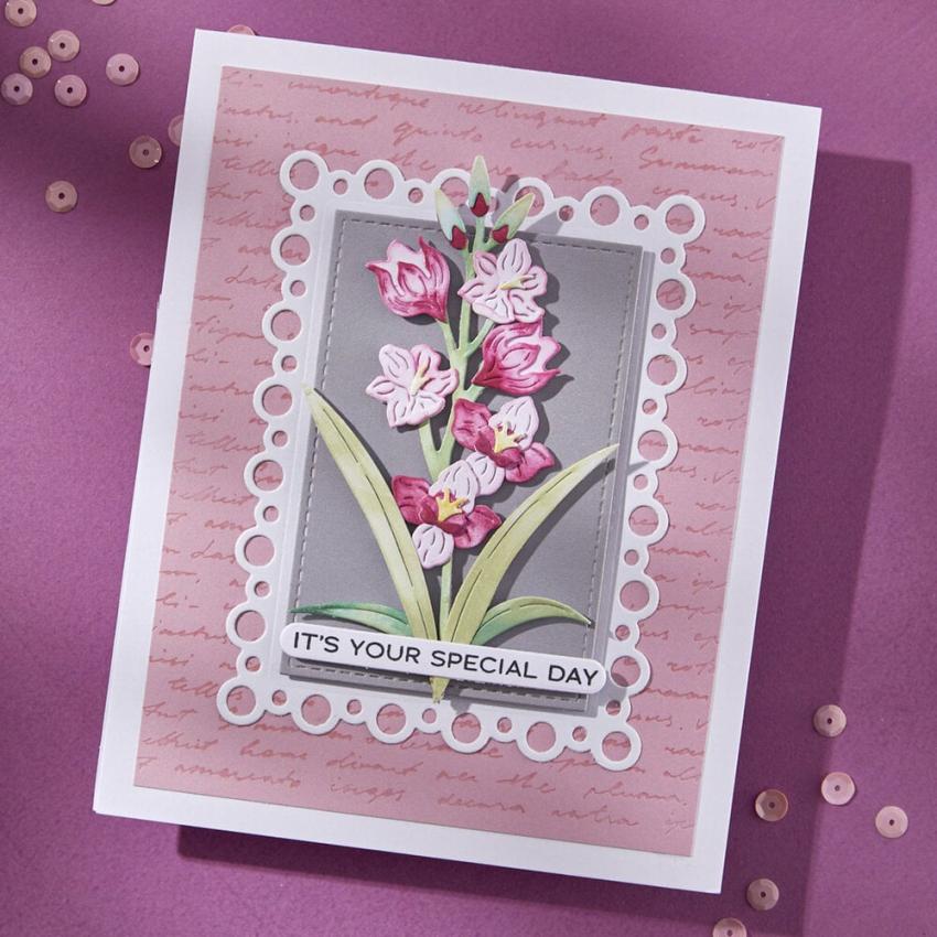 Spellbinders - Stanzschablone "Layered Gladiolus" Dies