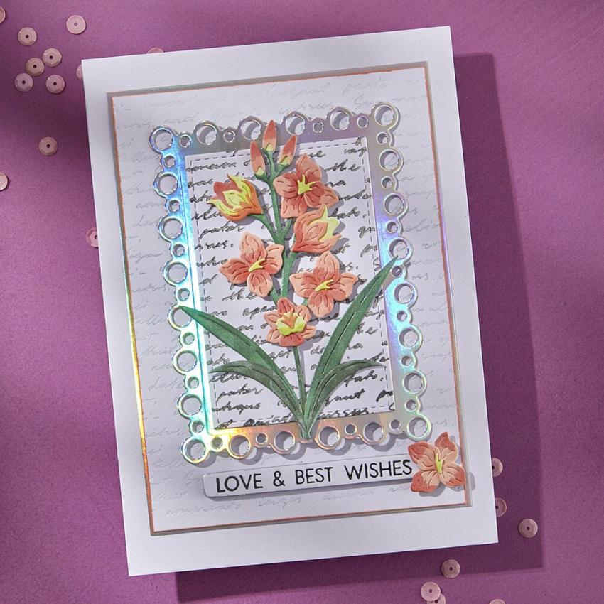 Spellbinders - Stanzschablone "Layered Gladiolus" Dies
