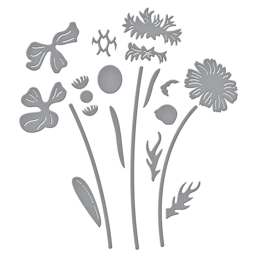 Spellbinders - Stanzschablone "Layered Wildflowers" Dies