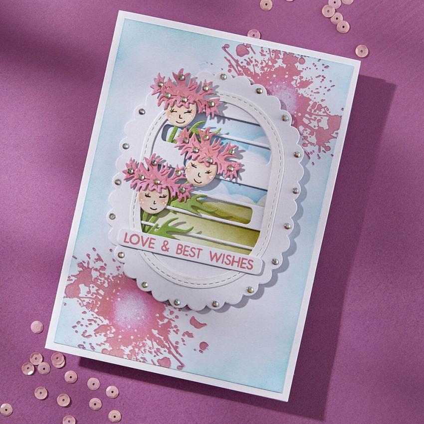 Spellbinders - Stanzschablone "Layered Wildflowers" Dies