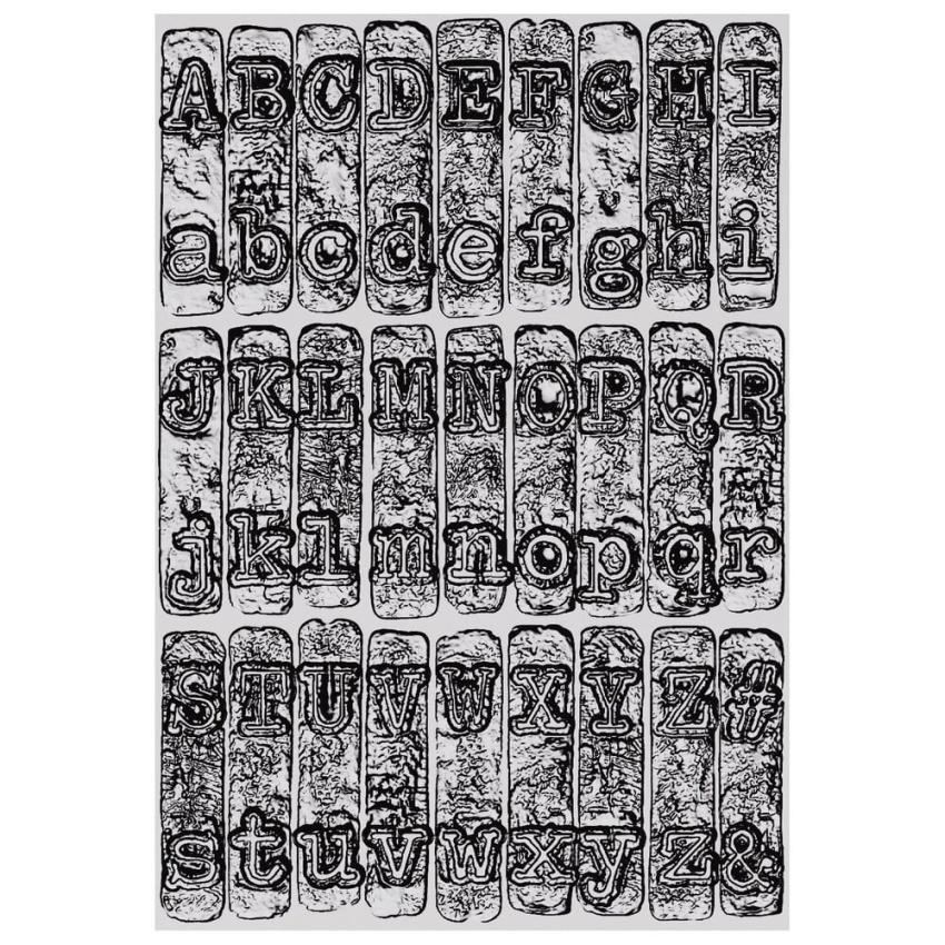 Sizzix - 3D Prägefolder "Typewriter Large" Embossing Folder Design by Tim Holtz