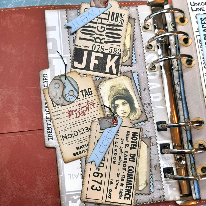 Elizabeth Craft Designs - Stempelset "Travels From The Past 3" Clear Stamps