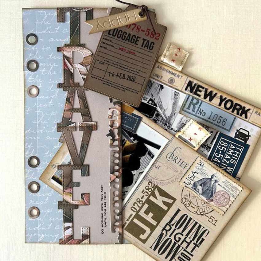 Elizabeth Craft Designs - Stempelset "Travels From The Past 3" Clear Stamps