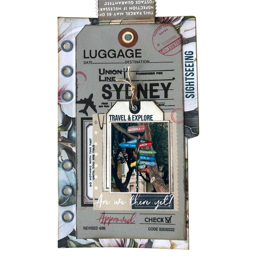 Elizabeth Craft Designs - Stempelset "Travels From The Past 3" Clear Stamps