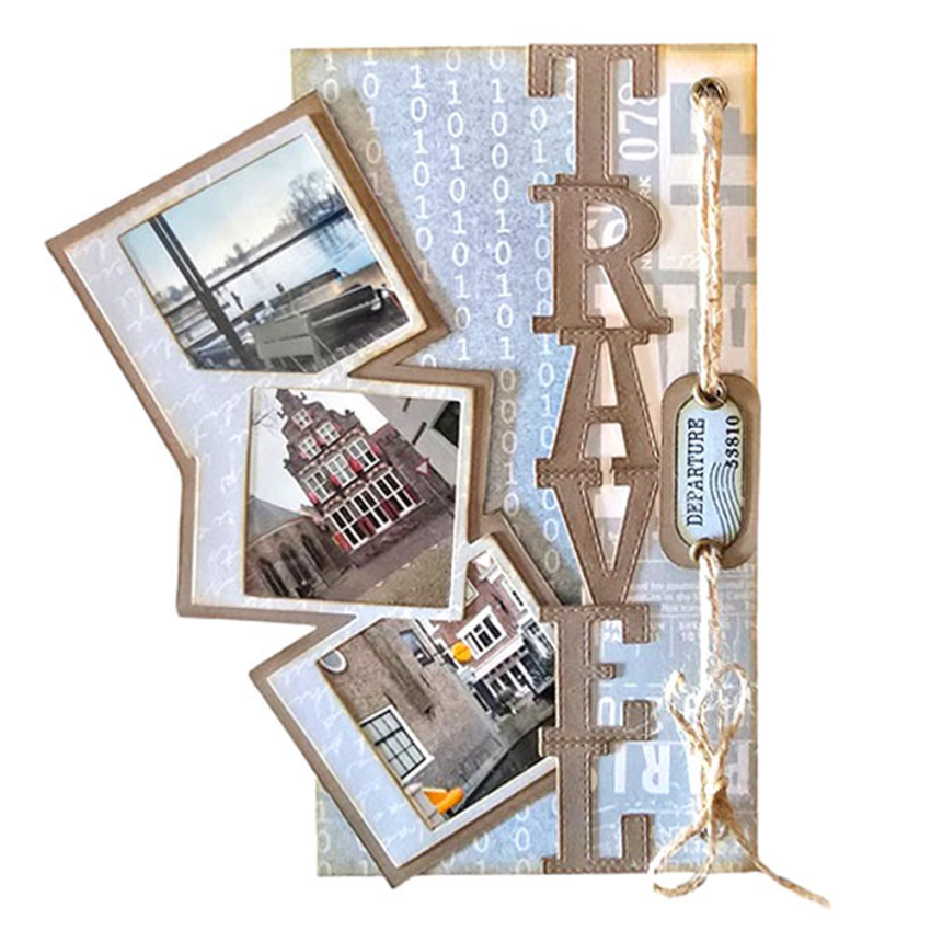 Elizabeth Craft Designs - Stanzschalone "Sidekick Essentials 34 Travel Fold Out" Dies
