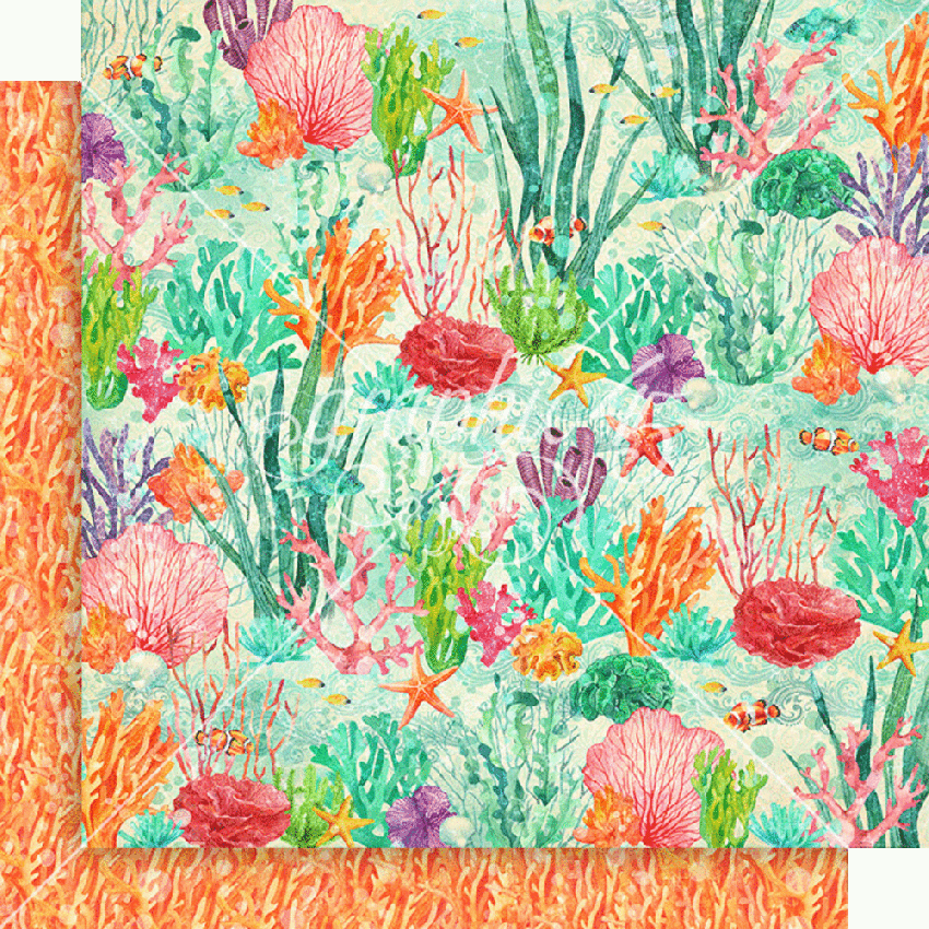 Graphic 45 - Designpapier "Seas the Day" Collection Pack 8x8 Inch - 24 Bogen