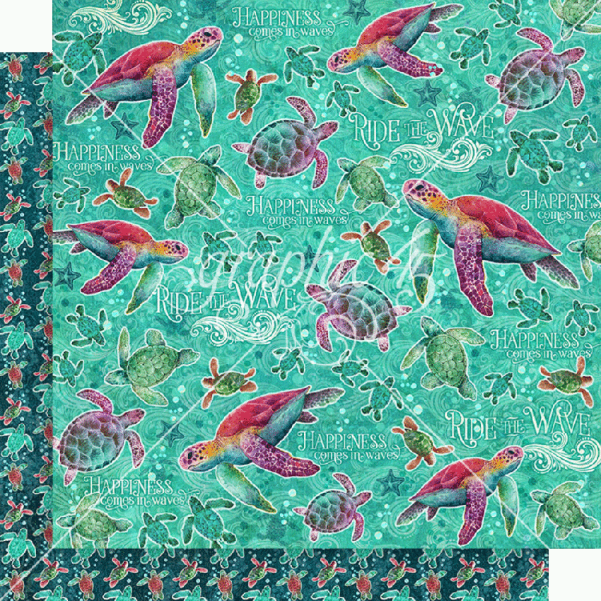 Graphic 45 - Designpapier "Seas the Day" Collection Pack 12x12 Inch - 24 Bogen
