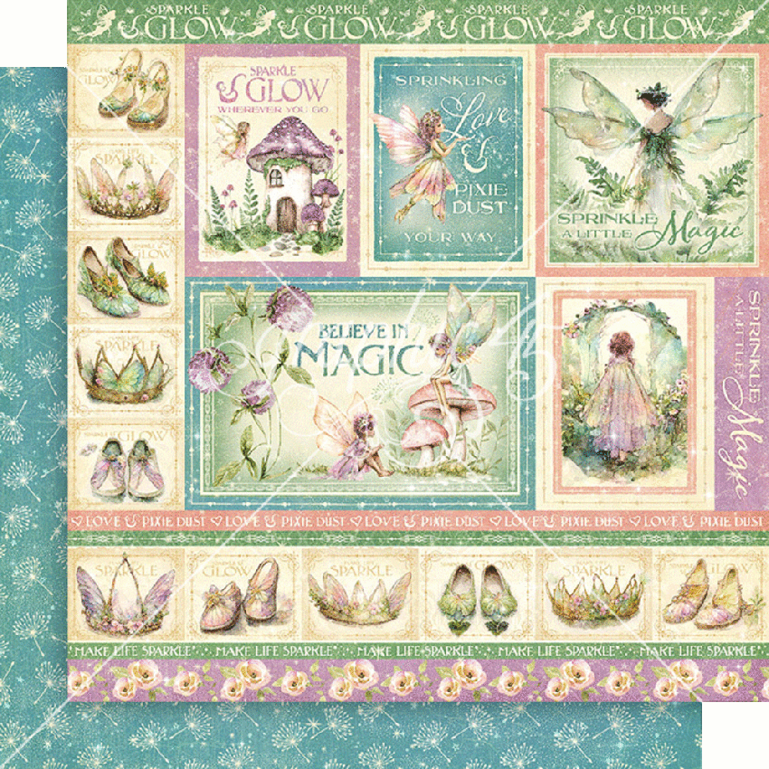 Graphic 45 - Designpapier "Fairy Boutique" Collection Pack 12x12 Inch - 24 Bogen