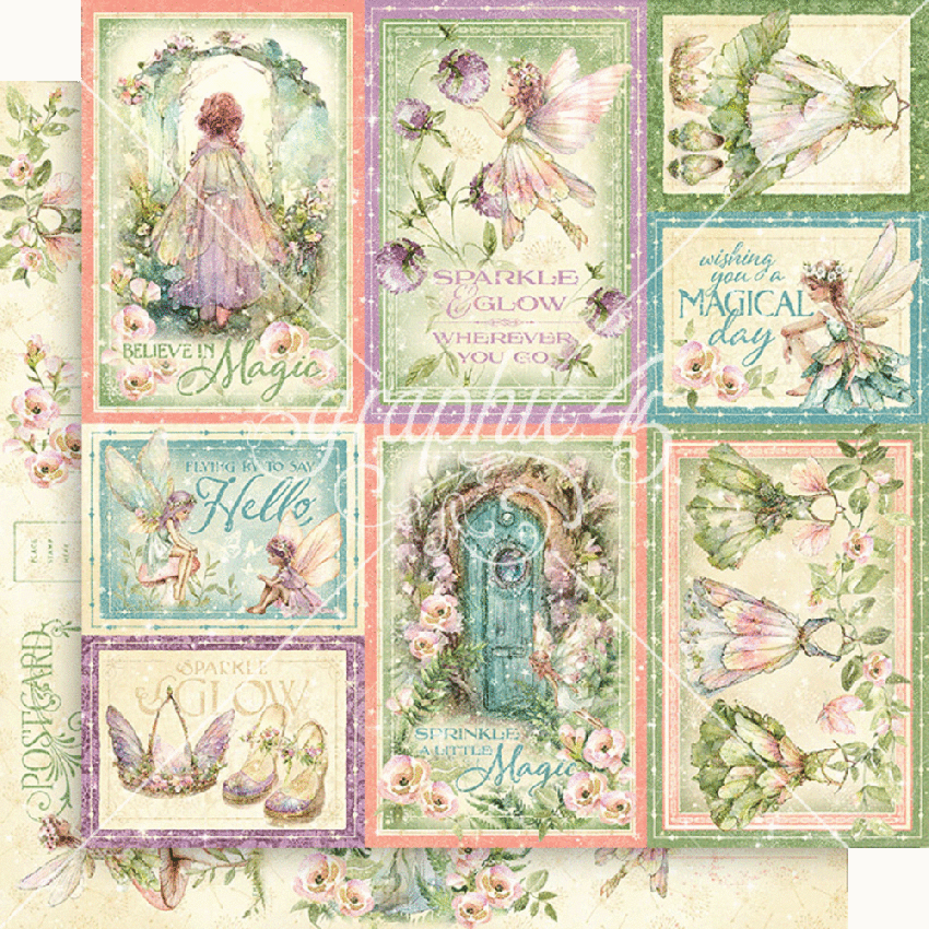 Graphic 45 - Designpapier "Fairy Boutique" Collection Pack 12x12 Inch - 24 Bogen