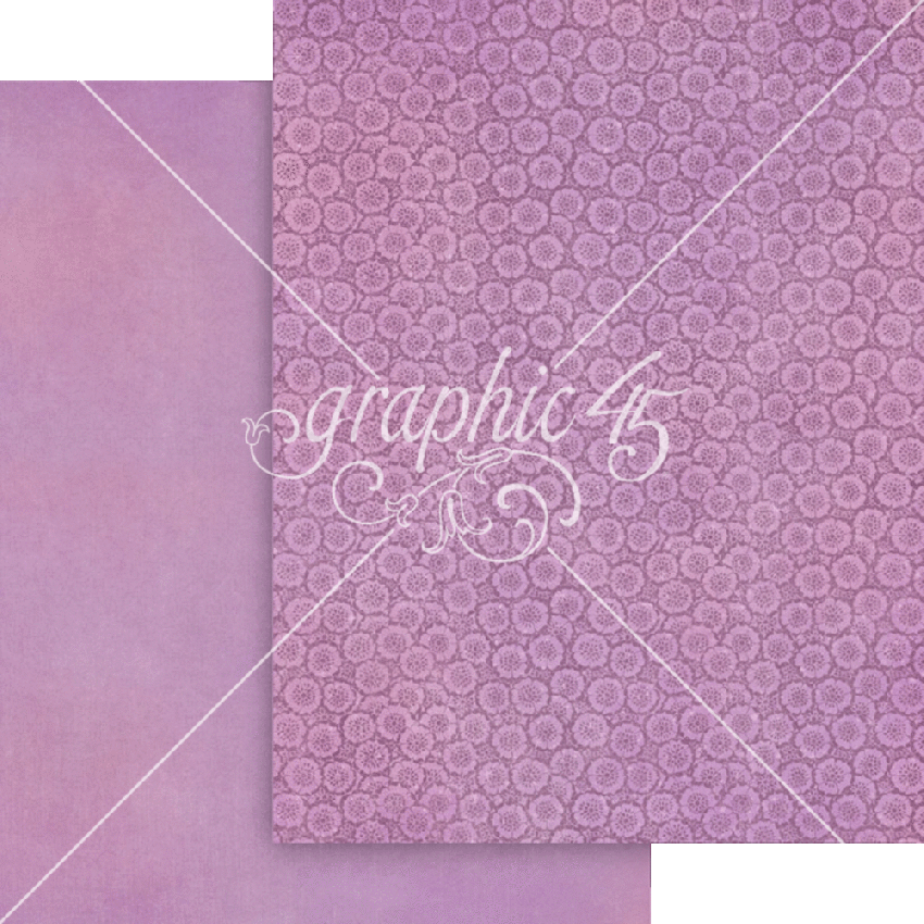 Graphic 45 - Designpapier "Fairy Boutique" Patterns & Solid Pad 8,5x11 Inch - 16 Bogen