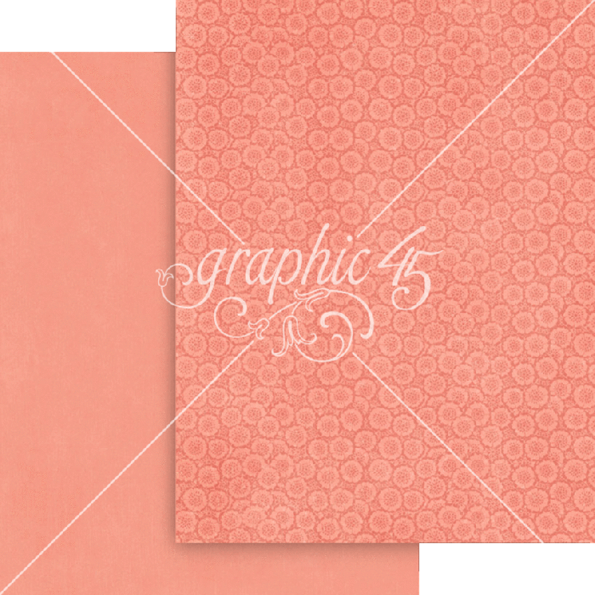 Graphic 45 - Designpapier "Fairy Boutique" Patterns & Solid Pad 8,5x11 Inch - 16 Bogen