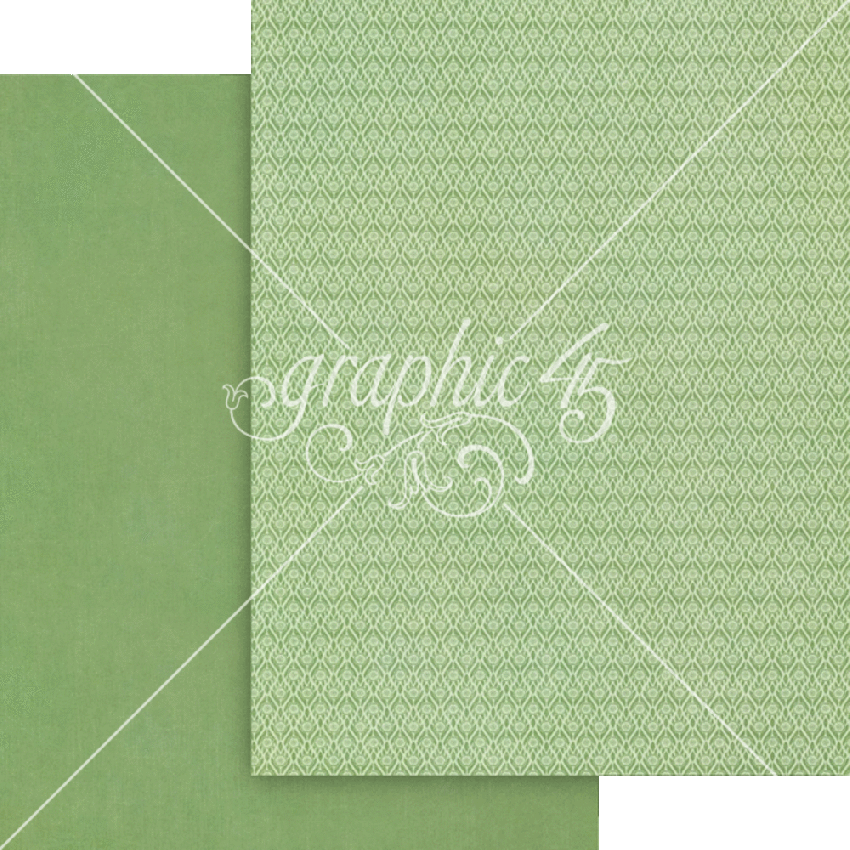 Graphic 45 - Designpapier "Fairy Boutique" Patterns & Solid Pad 8,5x11 Inch - 16 Bogen