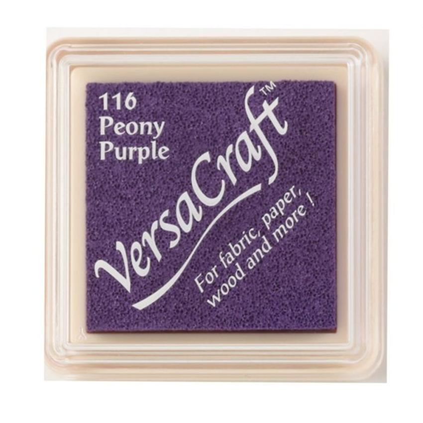 Tsukineko - VersaCraft Small Ink Pad "Peony Purple" Pigment Stempelkissen