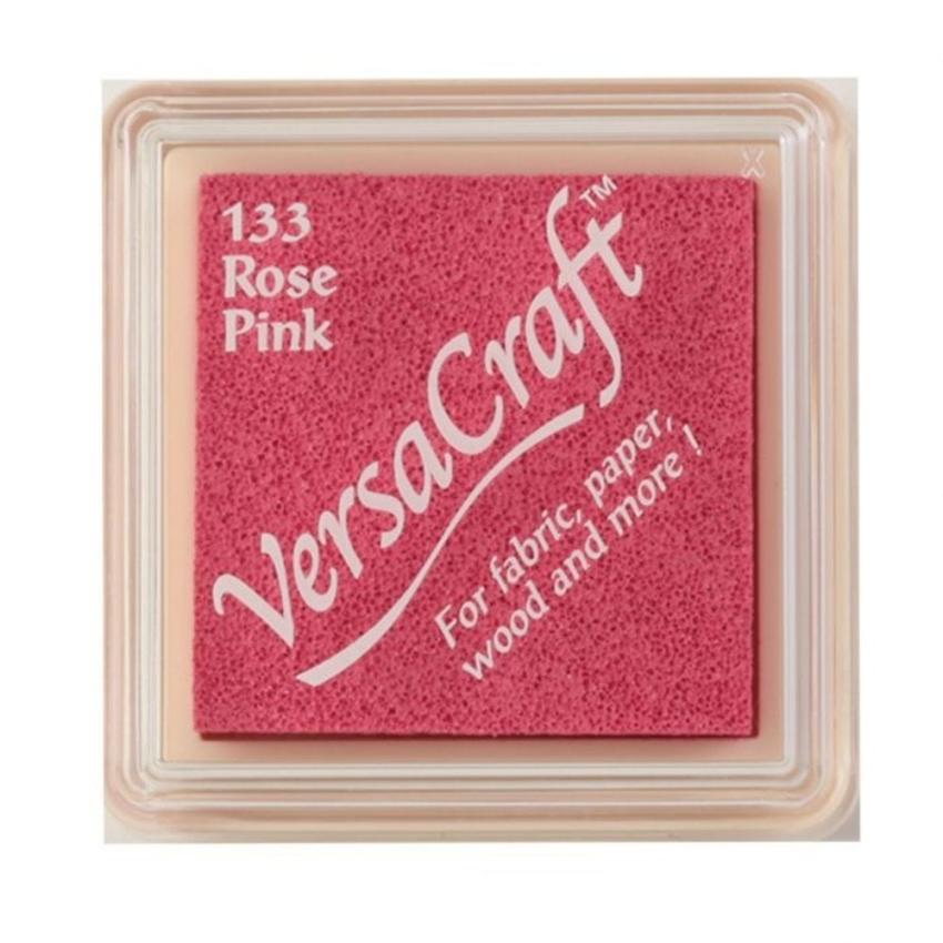 Tsukineko - VersaCraft Small Ink Pad "Rose Pink" Pigment Stempelkissen