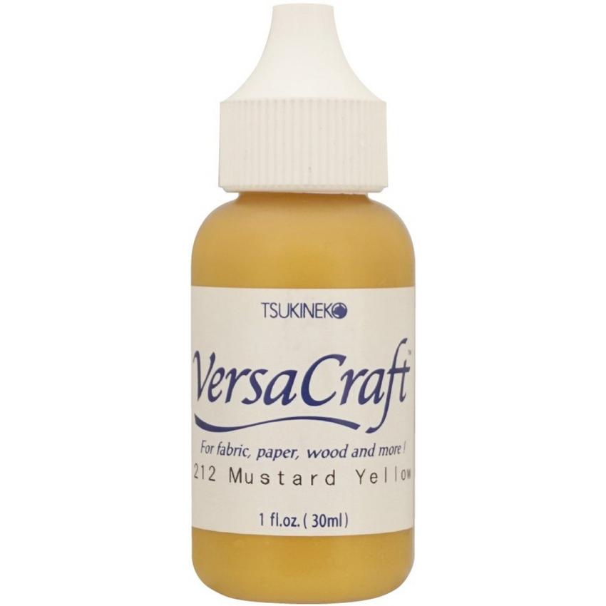 Tsukineko VersaCraft - Nachfülltinte "Mustard Yellow" Reinkers