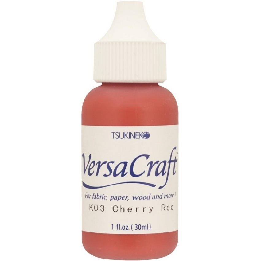 Tsukineko VersaCraft - Nachfülltinte "Cherry Red" Reinkers