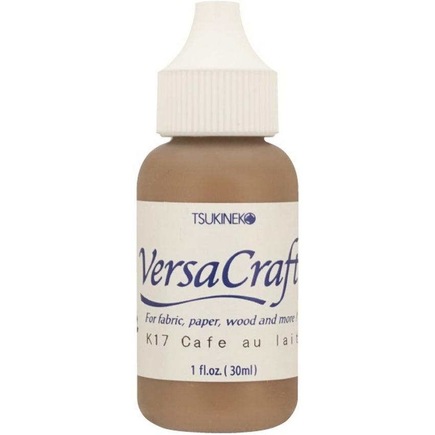 Tsukineko VersaCraft - Nachfülltinte "Cafe au lait" Reinkers