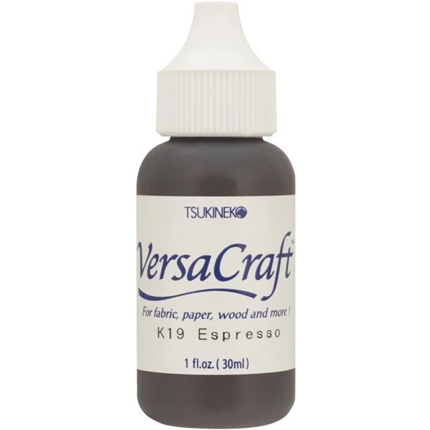 Tsukineko VersaCraft - Nachfülltinte "Espresso" Reinkers