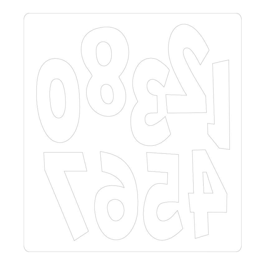 Sizzix - Stanzschablone "Numeracy" Bigz Craft Dies