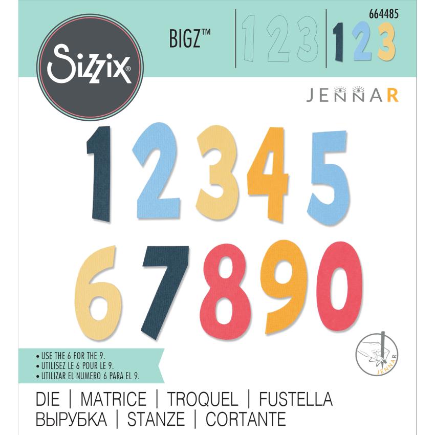 Sizzix - Stanzschablone "Numeracy" Bigz Craft Dies