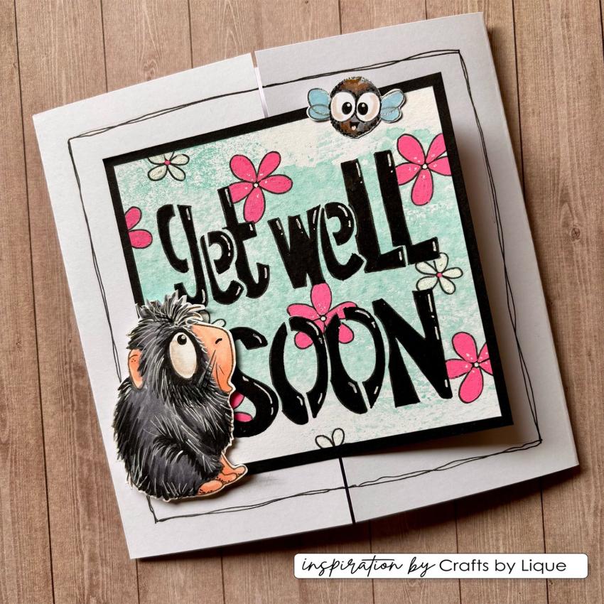 Vaessen Creative - Stempelset "Guinea Pigs 4" Clear Stamps Design by Carla Creates