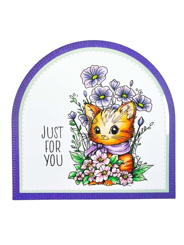 Studio Light - Stempel "Floral Cat" Clear Stamps
