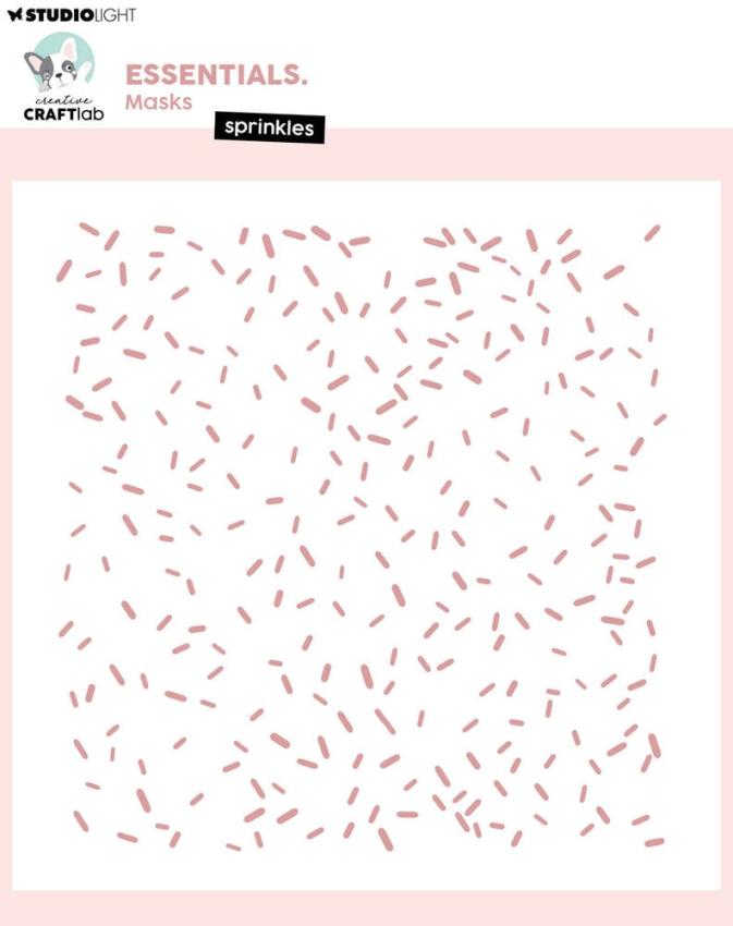 Creative Craft Lab - Studio Light - Schablone "Sprinkles" Stencil