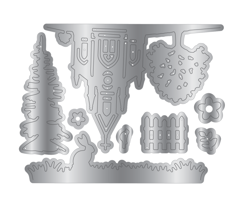 Crafters Companion - Stanzschablone "Summer Blessing" Dies