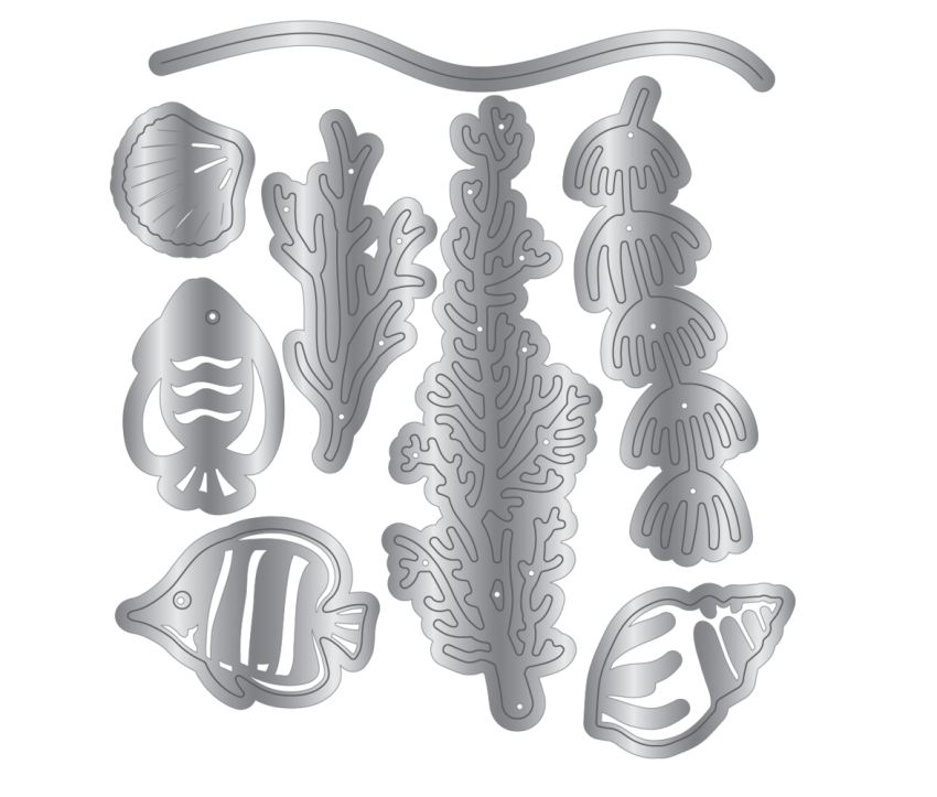 Crafters Companion - Stanzschablone "Under The Sea" Dies