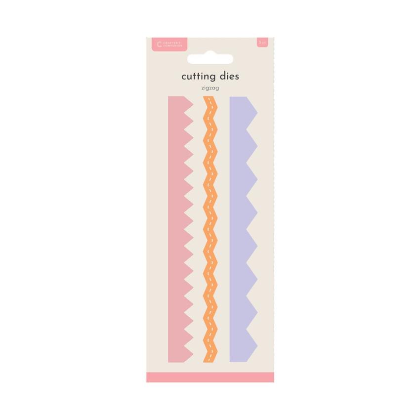 Crafters Companion - Stanzschablone "Zig Zag" Dies