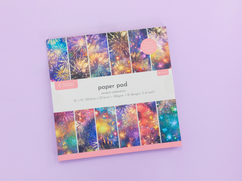 Crafters Companion - Designpapier "Stardust Celebrations" Paper Pack 12x12 Inch - 36 Bogen