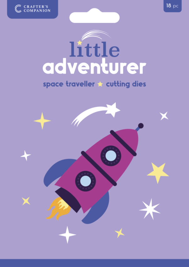 Crafters Companion - Stanzschablone "Space Traveller" Dies