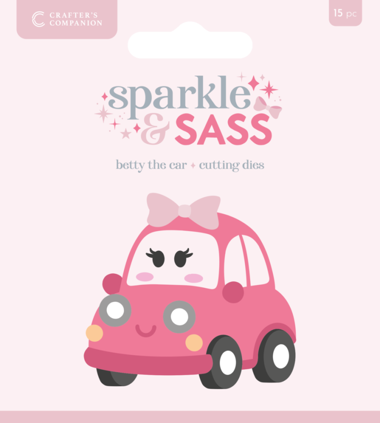 Crafters Companion - Stanzschablone "Betty the Car" Dies