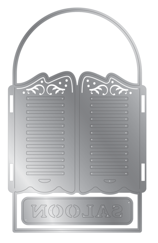 Crafters Companion - Stanzschablone "Western Saloon" Dies