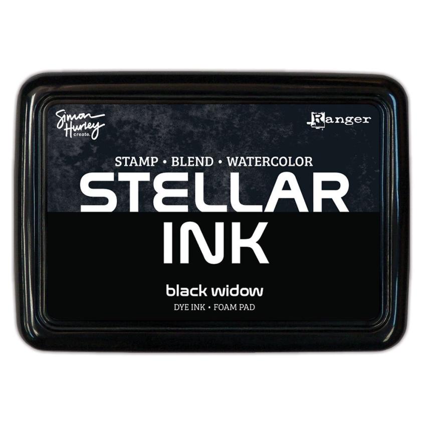 Ranger - Stellar Ink Pad "Black Widow" Design by Simon Hurley Create - Pigment Stempelkissen