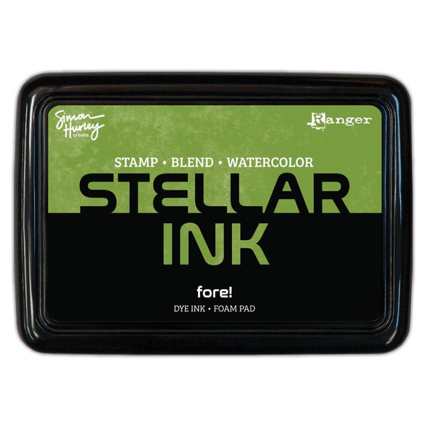 Ranger - Stellar Ink Pad "Fore!" Design by Simon Hurley Create - Pigment Stempelkissen