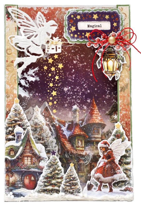 Studio Light - Stanzteile "Fairy Christmas" Die Cut Block - 20 Bogen