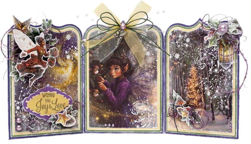 Studio Light - Stanzteile "Fairy Christmas" Die Cut Block - 20 Bogen