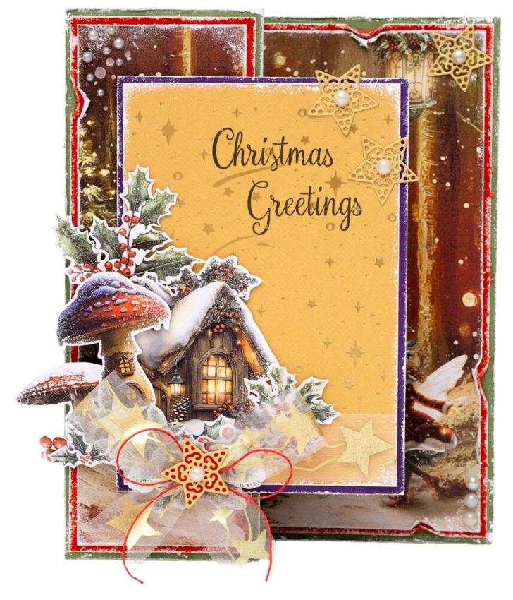 Studio Light - Stanzteile "Fairy Christmas" Die Cut Block - 20 Bogen