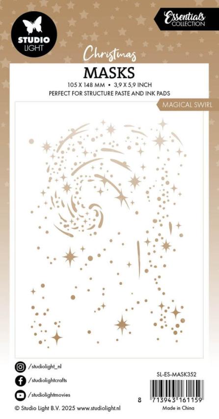 Studio Light - Schablone "Magical Swirl" Stencil  