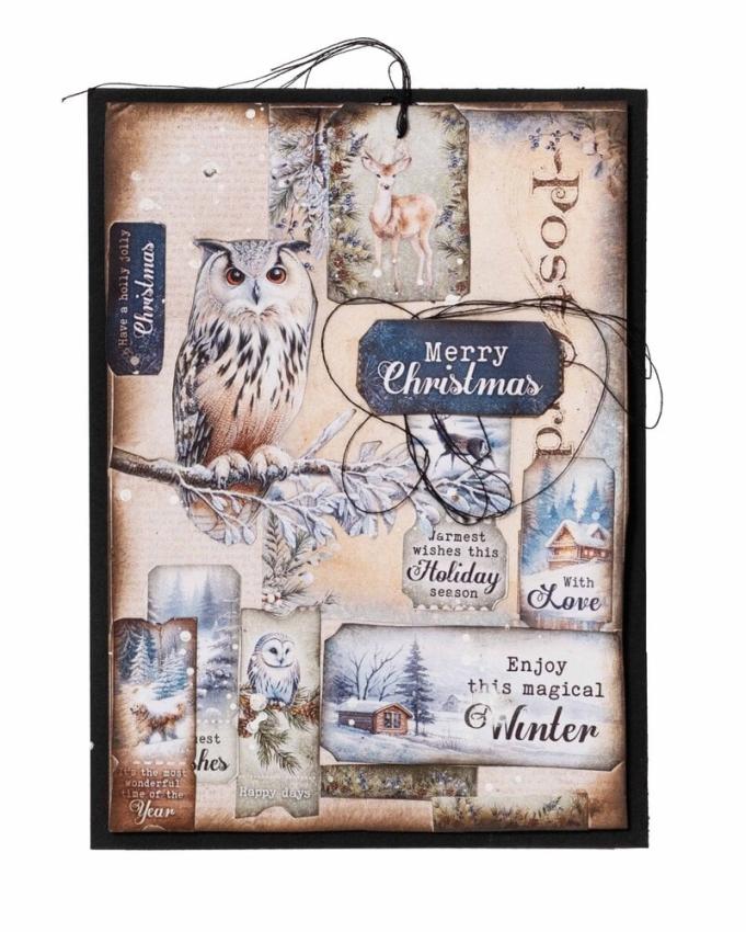Studio Light - Designpapier "Winter Wonderland" Mini Paper Pad A7 - 24 Bogen