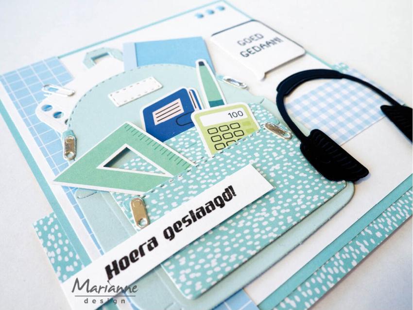 Marianne Design - Präge- und Stanzschalone "Backpack" Collectables Dies