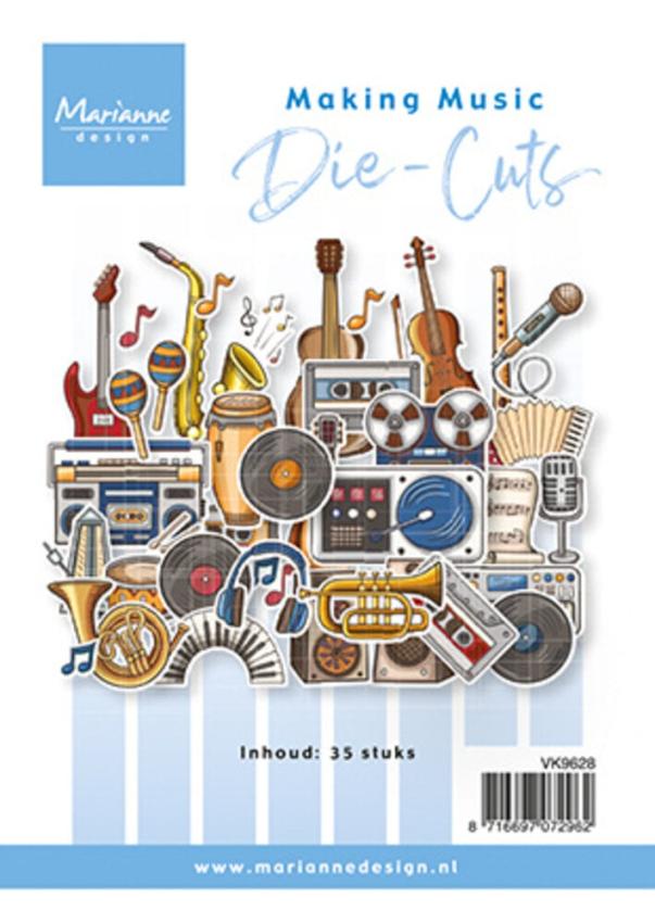 Marianne Design - Stanzteile "Making Music" Die Cuts