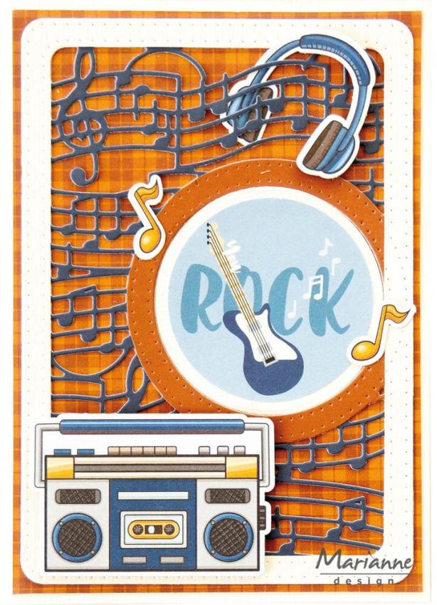 Marianne Design - Stanzteile "Making Music" Die Cuts