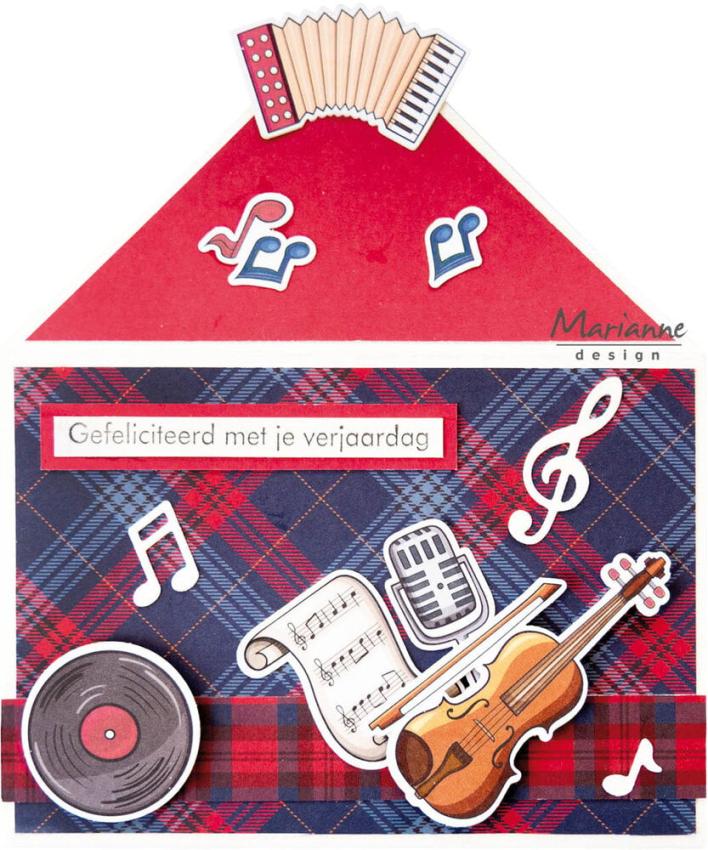 Marianne Design - Stanzteile "Making Music" Die Cuts