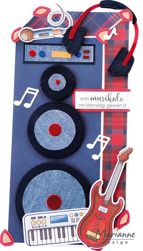 Marianne Design - Stanzteile "Making Music" Die Cuts