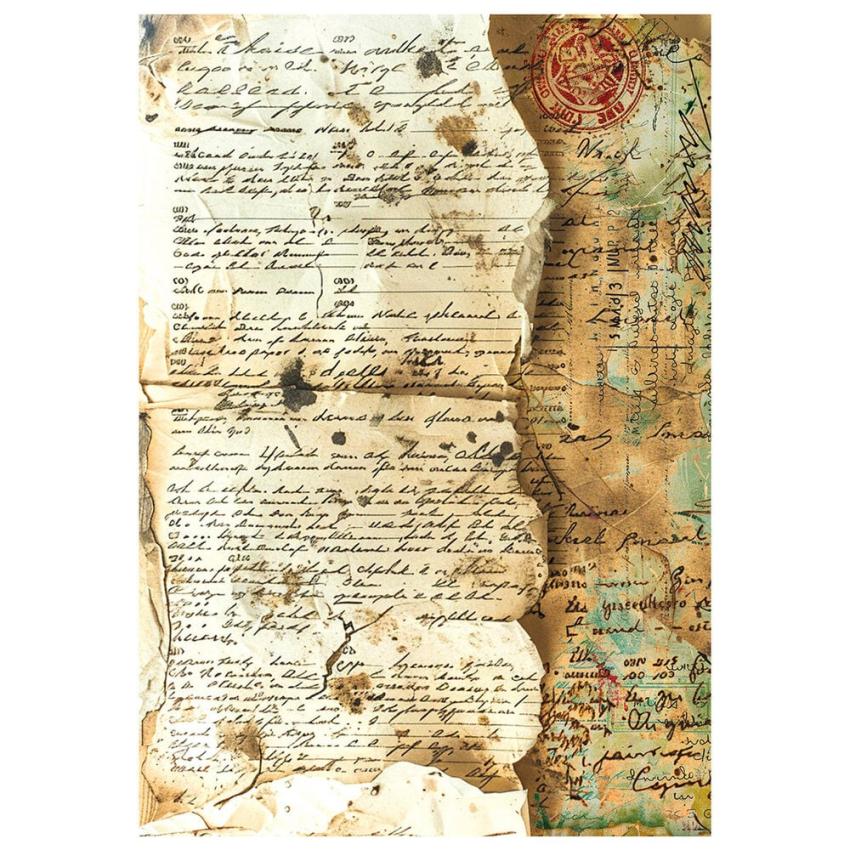 Ciao Bella - Decopatch Papier "Journey Ahead" Mixed Media Rice Paper A4 - 4 Bogen