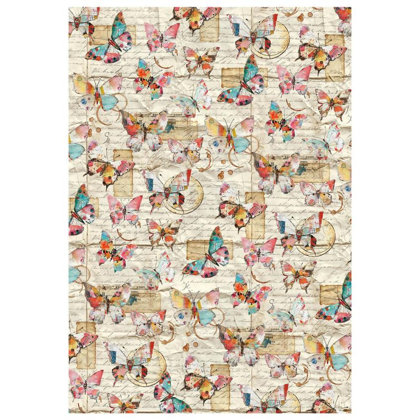 Ciao Bella - Decopatch Papier "Quintessential" Mixed Media Rice Paper A4 - 4 Bogen