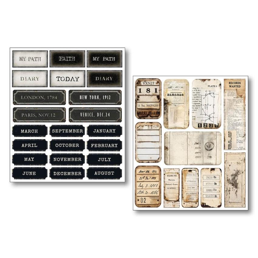 Ciao Bella - Aufkleber "Little Words" Mixed Media Stickers